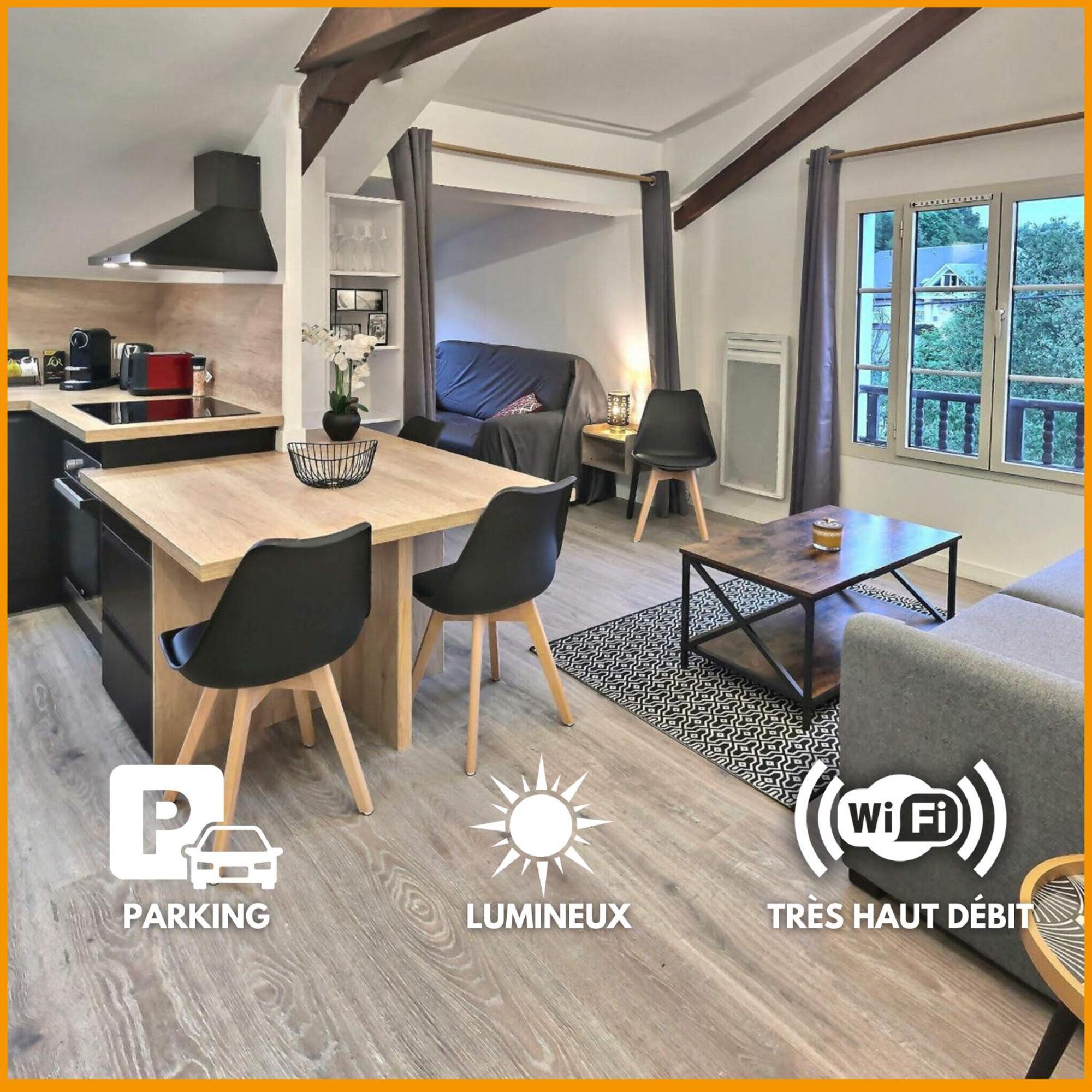 Magnifique, T2 Bis Spacieux & Calme, Neuf, Parking Gerde Exterior foto